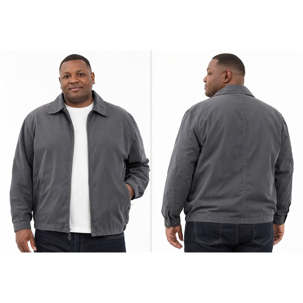 3XT London Fog Auburn Zip-Front Golf Jacket Wind & Water Resistant NWT